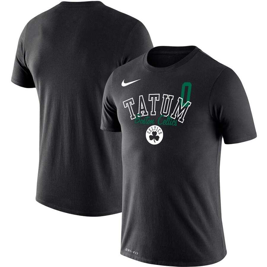 Boston Celtics Jayson Tatum Nike Player Performance T-Shirt Black,We sell and wholesale Boston Celtics Jayson Tatum Nike Player Performance T-Shirt Black on line form chian!